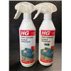 Image 1 : 2 Bottles of HG Stain Remover for Carpets/Rugs, Carpets, Upholstery - 500ml - New