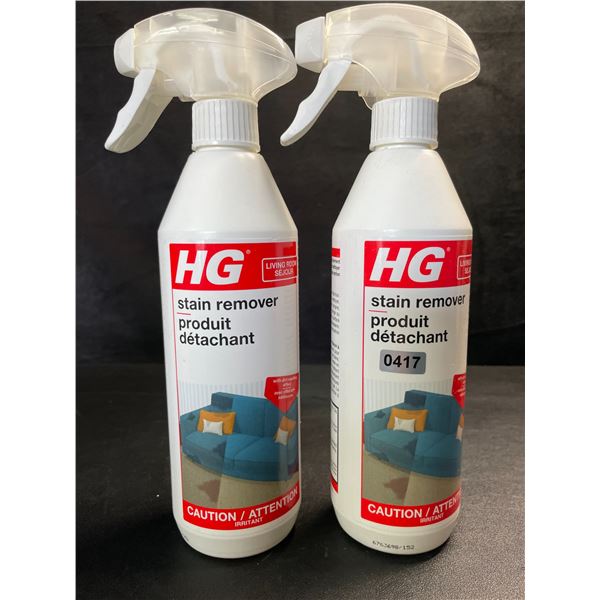 2 Bottles of HG Stain Remover for Carpets/Rugs, Carpets, Upholstery - 500ml - New
