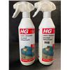 Image 1 : 2 Bottles of HG Stain Remover for Carpets/Rugs, Carpets, Upholstery - 500ml - New
