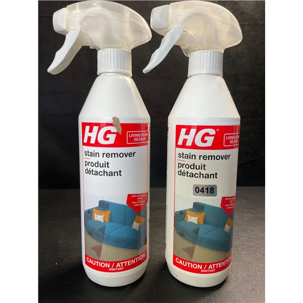2 Bottles of HG Stain Remover for Carpets/Rugs, Carpets, Upholstery - 500ml - New