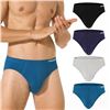 Image 1 : 4-Pack of Innersy Men's Tag-Free Cotton Briefs/Underwear - Size Small - New
