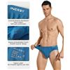 Image 2 : 4-Pack of Innersy Men's Tag-Free Cotton Briefs/Underwear - Size Small - New