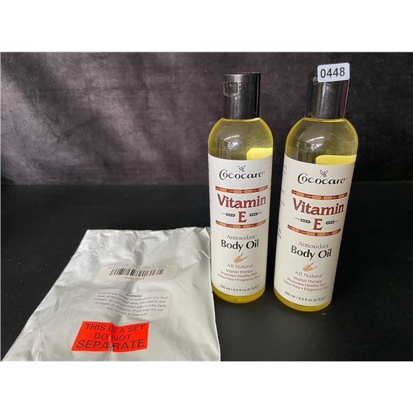 2 Bottles of CocoCare Vitamin E Antioxidant Body Oil - 250ml Each - New