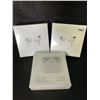 Image 1 : 3 Pairs of TWS Airpod-Style Wireless Earbuds with Charging Cases - White - New