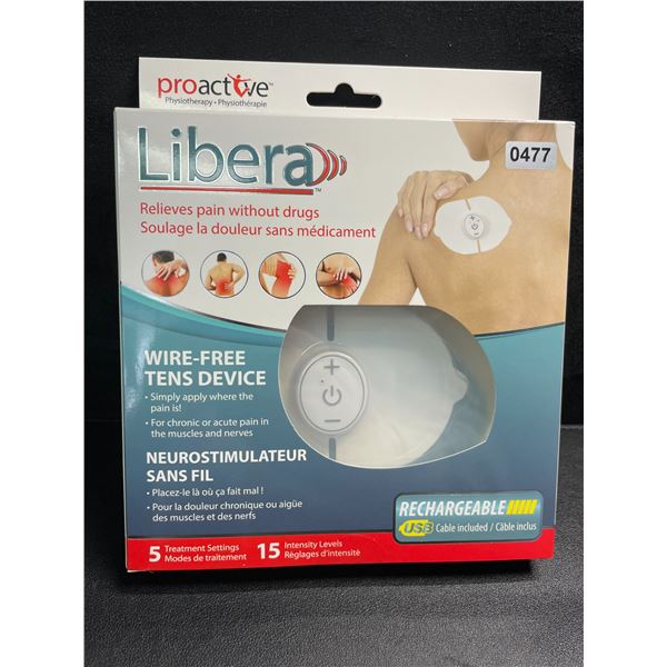 1 ProActive Libera Wire-Free TENS Device for Pain Relieve in Muscles/Nerves - NEW