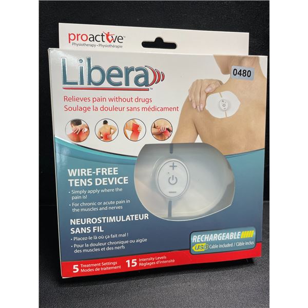 1 ProActive Libera Wire-Free TENS Device for Pain Relieve in Muscles/Nerves - NEW