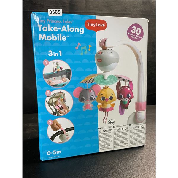 1 Tiny Love "Tiny Princess Tales" Take-Along Baby Mobile - New