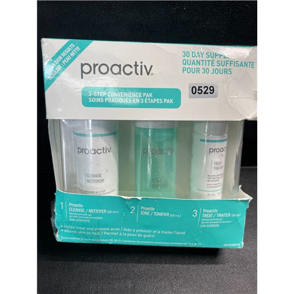 Proactiv 3-Step Convenience Pak for Treating Acne - Cleanse, Tone, Treat - New