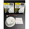 Image 1 : 2 BRK 9120BA Hardwired Smoke Alarms for Home with Battery Backup - Brand New!