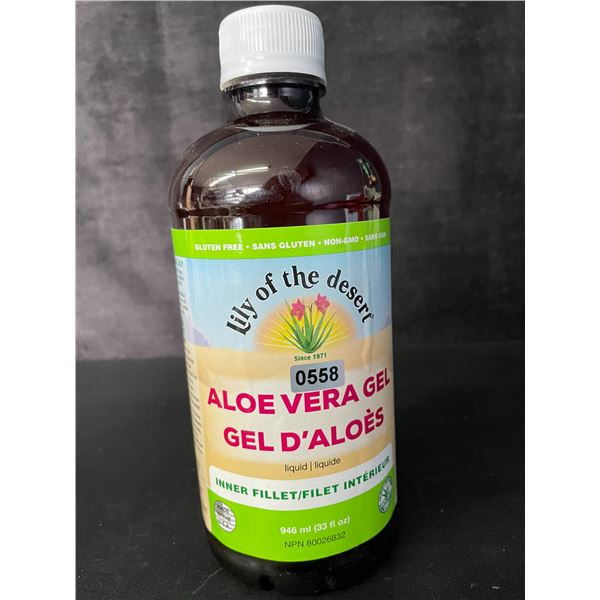 1 Lily of the Desert Inner Fillet Liquid/Drinkable Aloe Vera Gel - 946ml - New