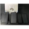 Image 1 : 1 Solar Power Bank/High Power Portable Charger (38,800mAh) w/ Flashlight Function - Brand New!