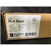 Image 3 : 1 Roll of Bambu Lab PLA Basic 3D Printer Filament - Gray - 1.75 mm (330m Roll) - New in Box!