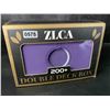 Image 4 : 1 ZLCA Premium Leather Card Deck Box w/ Dice Tray; 200  Trading Card Storage Box - Purple - New