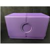 Image 6 : 1 ZLCA Premium Leather Card Deck Box w/ Dice Tray; 200  Trading Card Storage Box - Purple - New