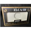Image 2 : 1 ZLCA Premium Leather Card Deck Box w/ Dice Tray; 200  Trading Card Storage Box - White - New