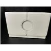 Image 3 : 1 ZLCA Premium Leather Card Deck Box w/ Dice Tray; 200  Trading Card Storage Box - White - New