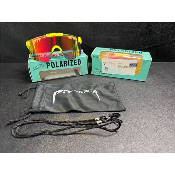 2 Pairs of Kids/Youth Pit Viper Polarized Sunglasses (For Ages 2-6yrs) - New