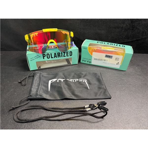 2 Pairs of Kids/Youth Pit Viper Polarized Sunglasses (For Ages 2-6yrs) - New