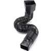 Image 1 : 1 Flexible Rain Gutter Downspout Extension Kit from 21-60inches - New