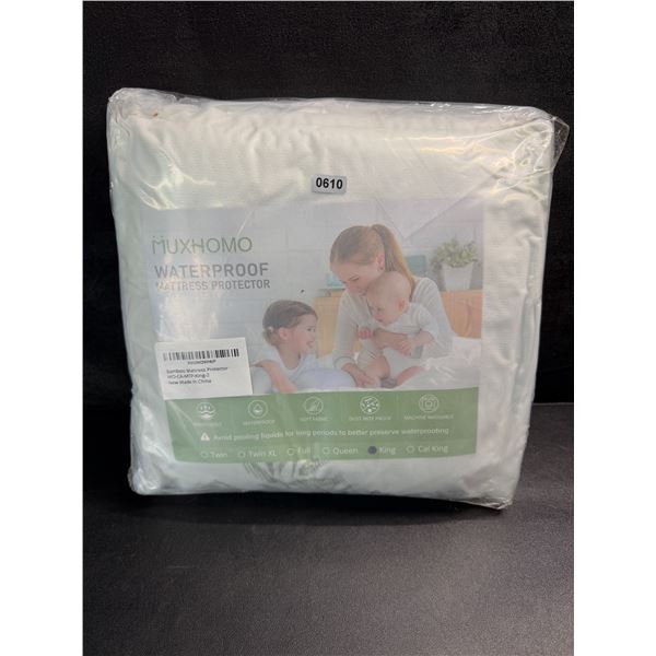 1 Muxhomo King Size Waterproof Mattress/Bed Protector - New