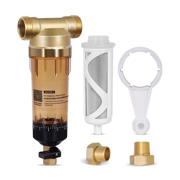 1 Yarna Reusable Whole House 50 Micron Water Pre Filter - New