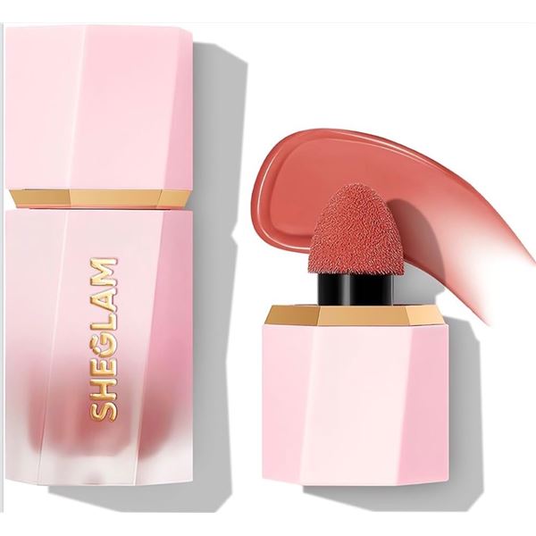 1 5.2ml Bottle of Sheglam Color Bloom Dayglow Liquid Blush (Risky Business) - New