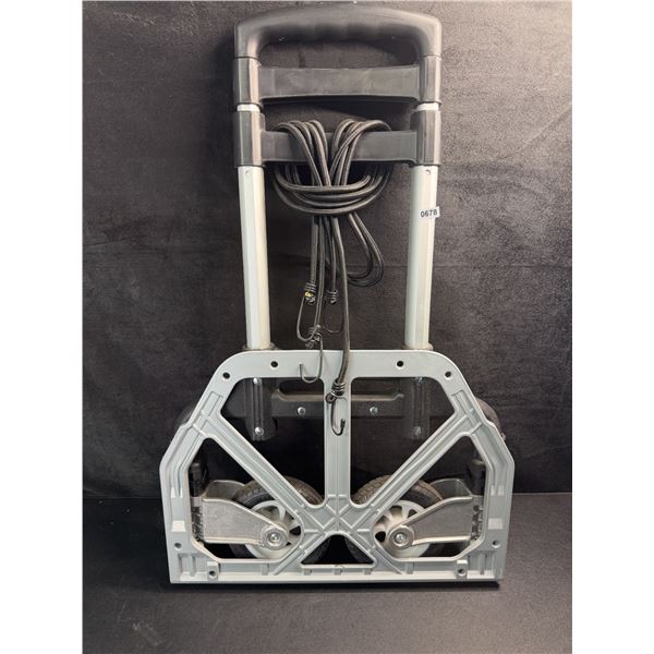 1 Foldable Collapsing Rolling Dolley with Bungee Cords - New