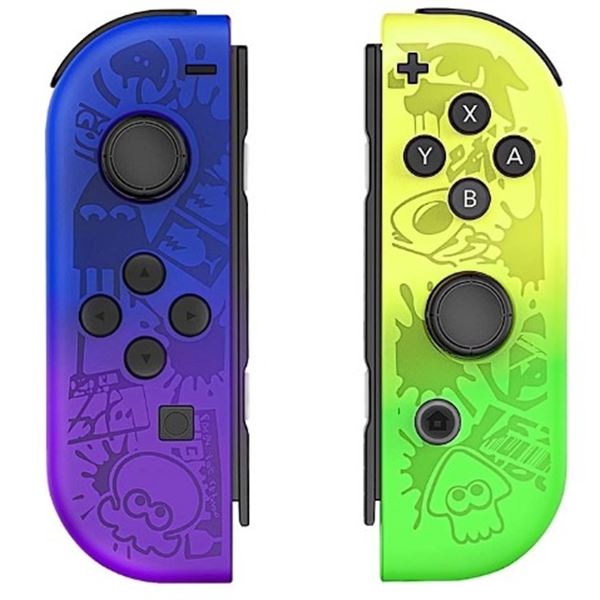 1 Set of Splatoon Design Joycon Controllers for Nintendo Switch - New