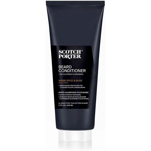 2 Scotch Porter Hydrate & Nourish Beard Conditioner for Dull/Dry Coarse Beards - 209ml each - New