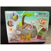 Image 2 : 1 DIY Paint/Wash/Recolor 3D Painting 9PC Animal Crafting Kit "Scribble-Scrubbies" - New