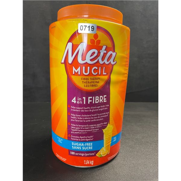 1 Tub of Meta Mucil Fibre Therapy for Digestive Health - 1.04 kg; Sugar-Free Orange - New