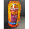 Image 1 : 1 Tub of Meta Mucil Fibre Therapy for Digestive Health - 1.04 kg; Sugar-Free Orange - New
