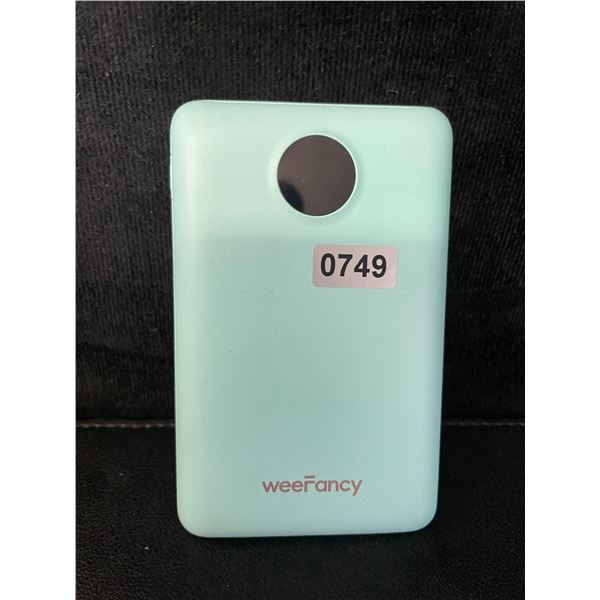1 WeeFancy 10,000mAh Portable Power Bank/Charger w/ Built-In Charging Cords - No Box/Open Box