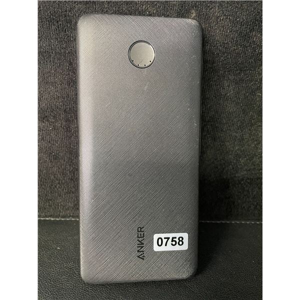 1 ANKER PowerCore Slim 10,000mAh Power Bank/Portable Charger - No Box - Powers On