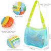 Image 2 : 3PC Sea Shell Collecting/Mesh Beach Bags for Beachside/Pools - New
