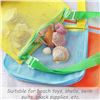Image 3 : 3PC Sea Shell Collecting/Mesh Beach Bags for Beachside/Pools - New