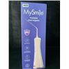 Image 1 : 1 MySmile Portable Water Flosser/Oral Irrigator - Cordless/Rechargeable; Pink - New