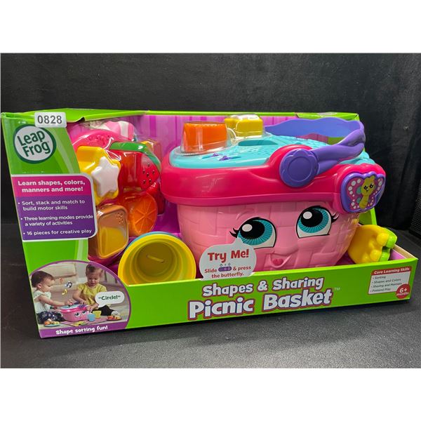 1 LeapFrog Shapes & Sharing Picnic Basket Toy Set - Brand New!