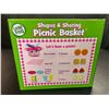 Image 2 : 1 LeapFrog Shapes & Sharing Picnic Basket Toy Set - Brand New!