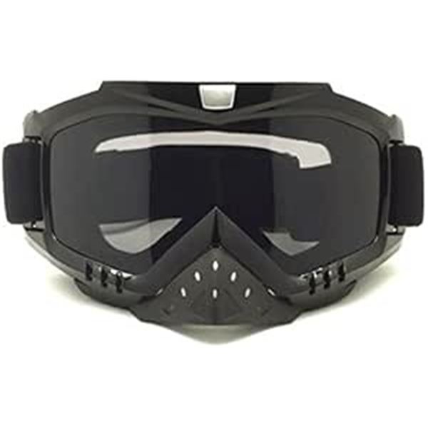 2 Motorcycle/Motocross Goggles/Sport Goggles Masks - Black-  Brand New