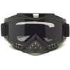 Image 1 : 2 Motorcycle/Motocross Goggles/Sport Goggles Masks - Black-  Brand New