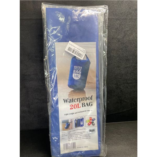 1 20L Waterproof Dry Bag - Lightweight Design - Keeps Valuables Dry - New