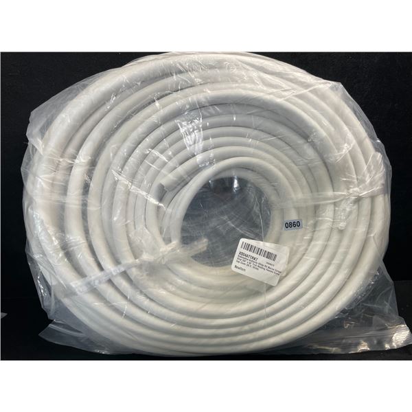 50FT Roll of White RV Marine Camper Vinyl Trim - 5/8" x 50FT Flexible Trim Molding - New