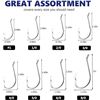 Image 4 : 2 Packs of Assorted Size Fishing Hooks - Brand New
