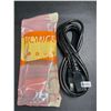 Image 3 : 1 Bicmice Standard PC/Monitor/TV Replacement Power Cord - 10-Feet Length - Black - New