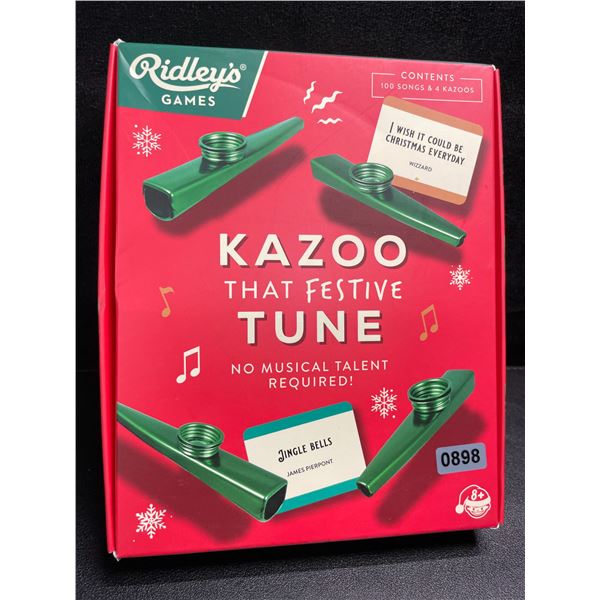 1 Ridleys Games Kazoo That Festive Tune Set - Contains 4 Kazoos & 100 Songs - New