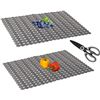 Image 1 : 2-Pack of Kitchen Sink Mats; Fast Draining/Easy Clean Mats - Cut To Size (15.7" x 11.8") - New