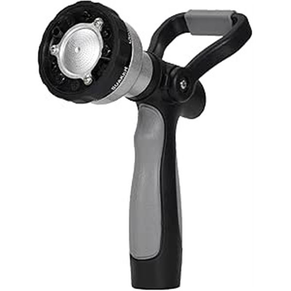 2 Heavy-Duty/High-Pressure Fireman Hose Nozzles w/ Ergonomic Handle - New