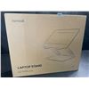 Image 3 : 1 Adjustable Laptop Stand/Portable Laptop Riser (for 10" to 17.3" Laptops) - Brand New