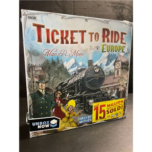 1 Ticket to Ride: Europe - A Family Board Game by Days of Wonder (2-5 Players) - New Sealed!